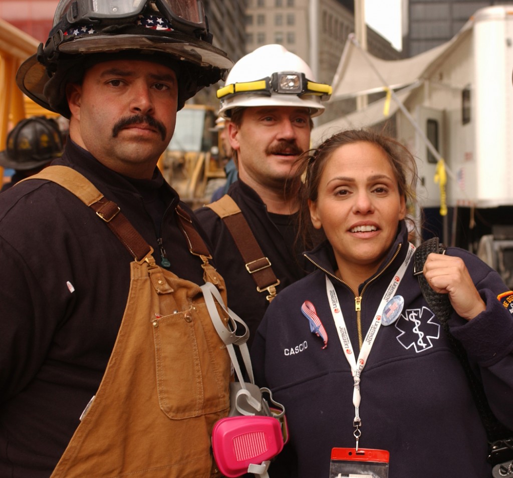 New York, NY, September 29, 2001 -- NY Fire Dept. paramedics at the site of the World Trade Center. Photo by Andrea Booher/ FEMA News Photo